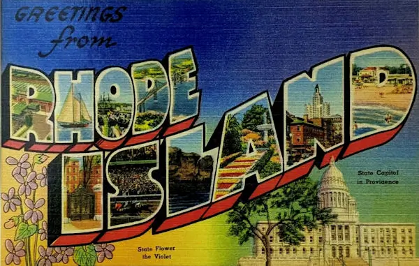 Rhode Island old-time postcard